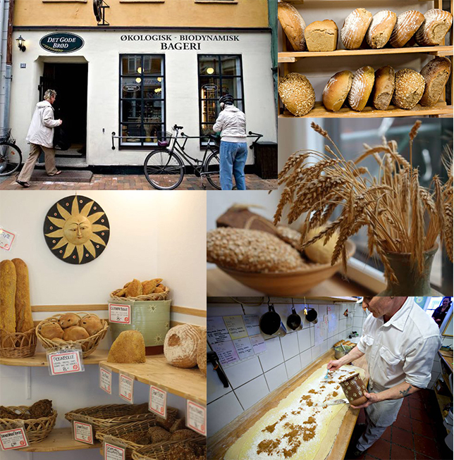Det Gode Brød i Nørregade. Et økologisk og biodynamisk bageri i midten af Odense